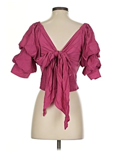 Pookie & Sebastian 3/4 Sleeve Blouse (view 2)