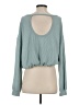 Hollister Teal Long Sleeve Top Size S - photo 2