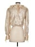 Antonio Melani Gold Long Sleeve Blouse Size XS - photo 2
