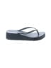 Tory Burch Gray Flip Flops Size 7 - photo 1