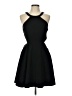 Express Solid Black Cocktail Dress Size 10 - photo 1