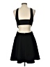 Express Solid Black Cocktail Dress Size 10 - photo 2