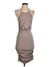 Solemio Solid Gray Cocktail Dress Size S - photo 1