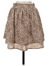 Listicle 100% Polyester Animal Print Brown Casual Skirt Size S - photo 1