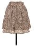 Listicle 100% Polyester Animal Print Brown Casual Skirt Size S - photo 2