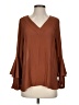 Ro & De Brown 3/4 Sleeve Blouse Size S - photo 1