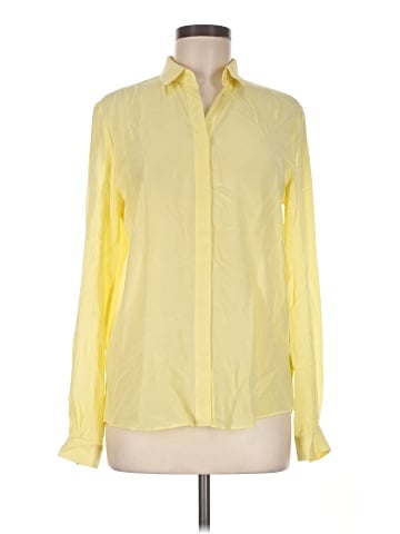 Stockholm Atelier & Other Stories Long Sleeve Silk Top (view 1)