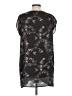 Promod Graphic Silver Brown Cocktail Dress Size 4 - photo 2