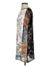 Promod Graphic Silver Brown Cocktail Dress Size 4 - photo 5