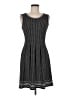 Max Studio Polka Dots Black Casual Dress Size S - photo 1