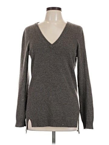 Aqua Cashmere Pullover Sweater (view 1)