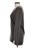Aqua 100% Cashmere Brown Gray Cashmere Pullover Sweater Size M - photo 5