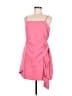 BCBGeneration Solid Pink Cocktail Dress Size 8 - photo 1