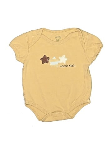 Calvin Klein Short Sleeve Onesie (view 1)
