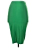 Chocolate Solid Green Formal Skirt Size S - photo 2