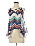 Wet Seal 100% Polyester Blue Sleeveless Blouse Size S - photo 1