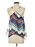 Wet Seal 100% Polyester Blue Sleeveless Blouse Size S - photo 2
