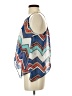Wet Seal 100% Polyester Blue Sleeveless Blouse Size S - photo 5