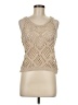 Unbranded 100% Polyester Tan Sweater Vest Size M - photo 1