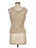 Unbranded 100% Polyester Tan Sweater Vest Size M - photo 2
