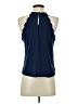 Mine Blue Sleeveless Blouse Size S - photo 2