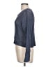 No Comment Metallic Blue Pullover Sweater Size L - photo 5
