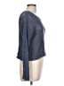 No Comment Metallic Blue Pullover Sweater Size L - photo 4
