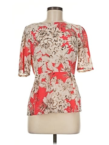 Broadway & Broome Short Sleeve Silk Top (view 1)