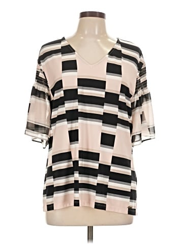 Calvin Klein Short Sleeve Blouse (view 1)