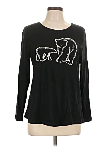 Weekends by Chico's Long Sleeve T-Shirt (view 1)