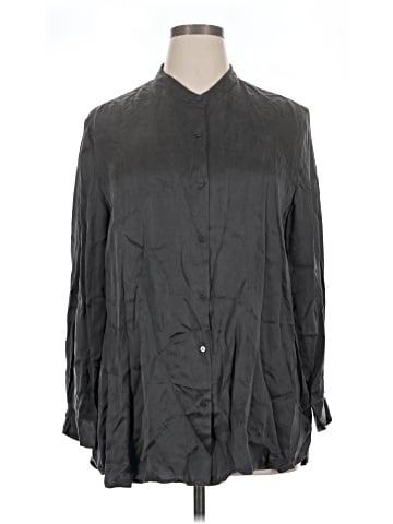 Eileen Fisher 3/4 Sleeve Button-Down Shirt (view 1)