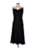 Bebe 100% Polyester Solid Black Cocktail Dress Size L - photo 1