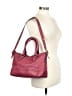 Coach 100% Leather Solid Maroon Burgundy Leather Satchel One size - photo 2
