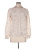 Koret 100% Polyester Polka Dots Ivory Long Sleeve Blouse Size 8 - photo 1