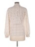 Koret 100% Polyester Polka Dots Ivory Long Sleeve Blouse Size 8 - photo 2
