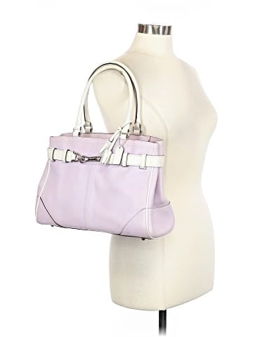 Coach Factory Leather Satchel (view 2)