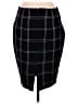 Express Plaid Black Formal Skirt Size 10 - photo 2