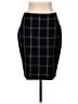 Express Plaid Black Formal Skirt Size 10 - photo 1