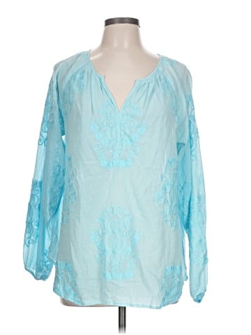 Sigrid Olsen Long Sleeve Blouse (view 1)