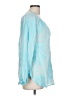Sigrid Olsen Teal Blue Long Sleeve Blouse Size L - photo 4