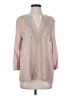 Soft Joie 100% Viscose Pink 3/4 Sleeve Blouse Size S - photo 1