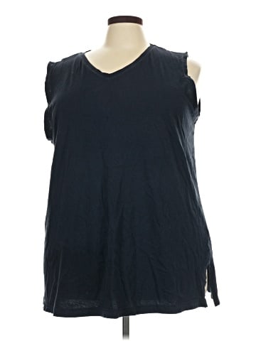 Ulla Popken Sleeveless T-Shirt (view 1)