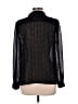 Halogen Polka Dots Black Long Sleeve Blouse Size L - photo 2
