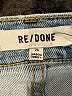 RE/DONE Hearts Blue Jeans Size 26 waist - photo 4