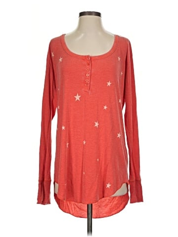 Wildfox Long Sleeve Henley (view 1)