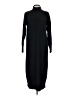 Iris & Ink 100% Wool Solid Black Casual Dress Size L (estimated) - photo 1