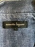 Nanette Lepore 100% Linen Blue Denim Jacket Size 8 - photo 6