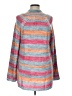 J.Jill Stripes Orange Pullover Sweater Size Lg Petite - photo 1