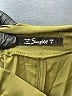 Simplee 100% Polyester Solid Green Casual Pants Size S - photo 7