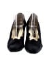 Bruno Magli Chevron-herringbone Black Heels Size 7 1/2 - photo 2